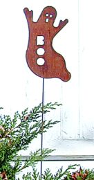 Ghost - Rusted Garden Stake