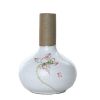 Handcrafted Glazed Pottery Porcelain Hydroponic Flowers Vase,11.5*9CM