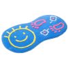 Creative Fashion Lovely Smiling Non-slip Fuzzy Doormats Rugs Blue 14.9"*28"