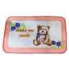 Lovely Creative Happy Bear Non-slip Fuzzy Doormats Rugs Pink 15.7"*23.6"