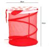 Cartoon Fish Net Toy Collect Basket Foldable Storage Basket with Cover 14*16"
