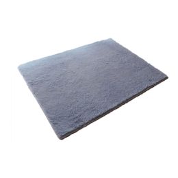 Elegent Machine Washable Non-slip Doormats,Bedroom Carpet, Gray, 50*80CM