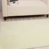 Elegent Machine Washable Non-slip Doormats,Bedroom Carpet, White, 80*160CM